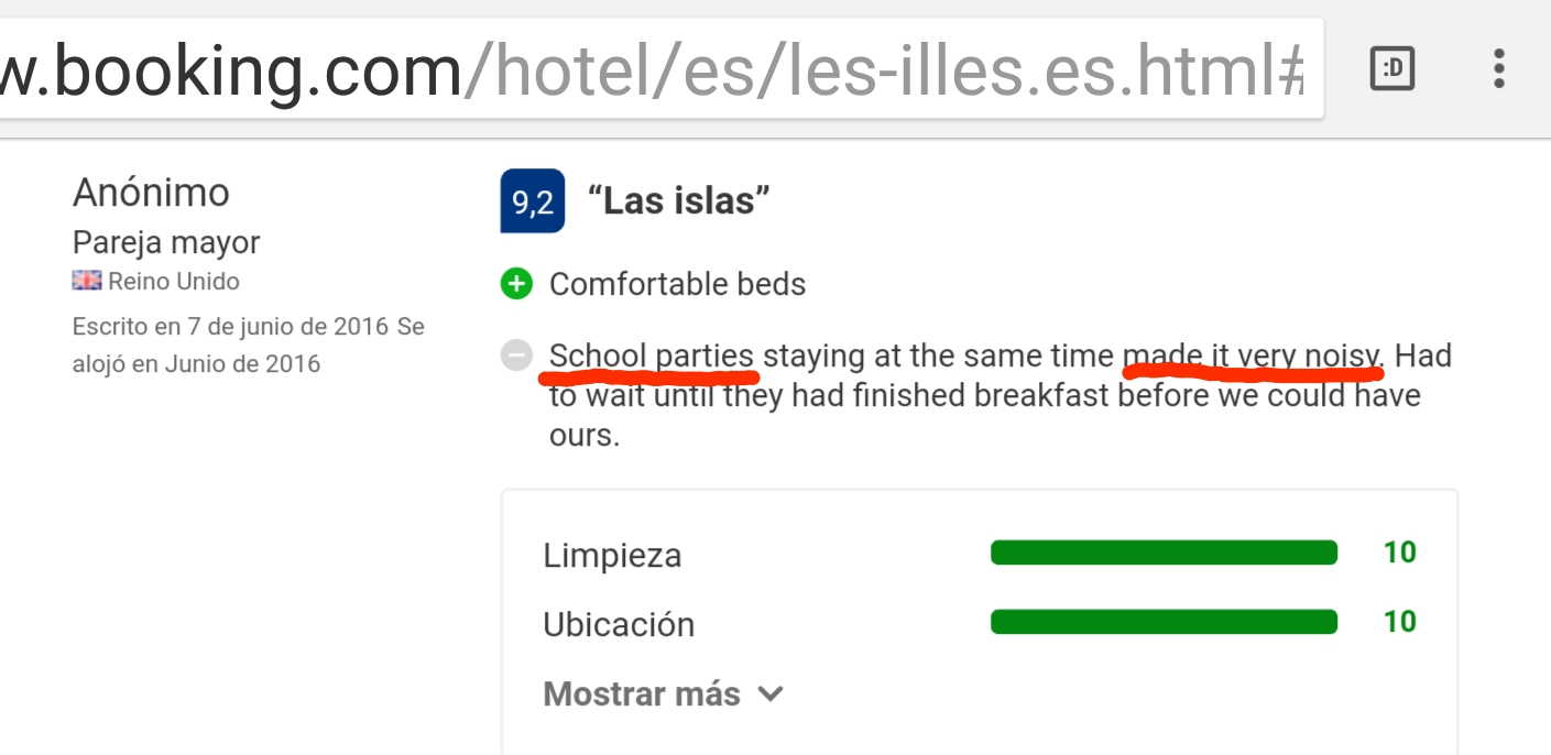 Hotel les illes estartit school